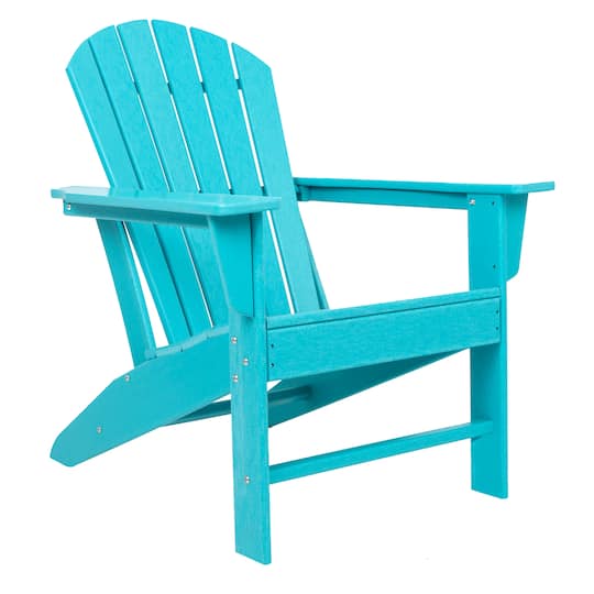 Blue Traditional Adirondack Chair
